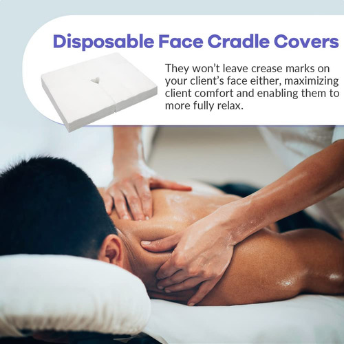 300pc Reposacabezas Funda Desechable P Cuna Facial De Masaje
