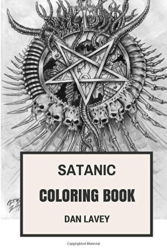Satanic Coloring Book Laveyan Inspired Satanic Bible Adult C