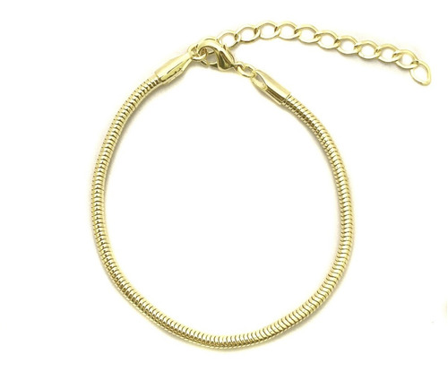 Pulsera Cordón Enchapado Oro 18k