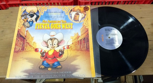 Fievel Goes West 1992 Disco Lp Vinilo Brasil