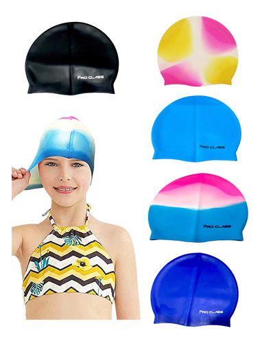 Gorra De Natacion Para Chicos + Felices + Deporte + Calidad