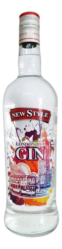 Botella De New Style Gin London Dry 1000ml Tragos