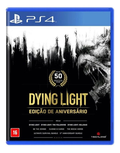 Dying Light Aniversario Dublado Em Português Mídia Física