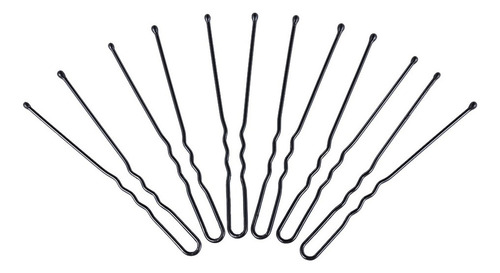 Pinzas For El Pelo Negras Antideslizantes En Forma De U, 30