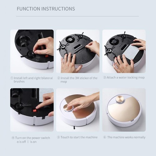 ... . Aspiradora Robot Inteligente Es06 Con Bluetooth
