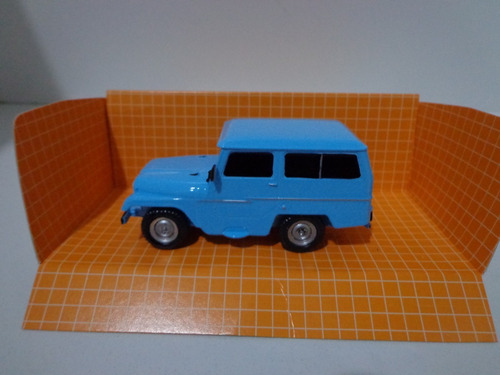 Jeep Ika Carrozado Celeste Pastel 1/43 Pieza De Coleccion