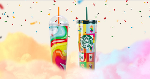 Vaso Pride 2025 Starbucks Agua