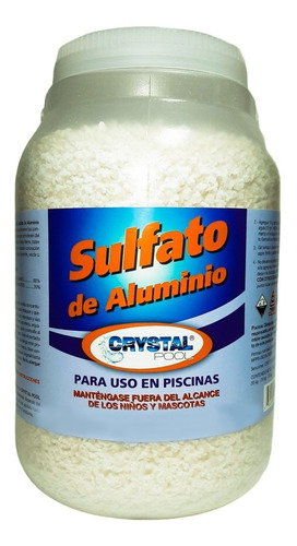 Sulfato De Aluminio 4 Kg Clarificante Piscina Crystal Pool
