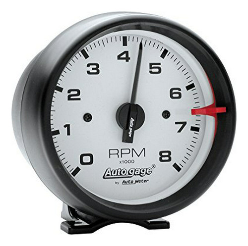 Auto Meter 2303 Autogage White Face Tachometer,3.750 In.