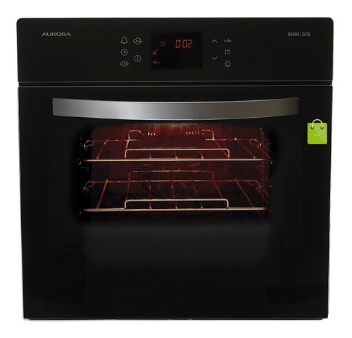 Horno Empotrable Eléctrico Aurora Qunuq Hetg.2 63l Negro