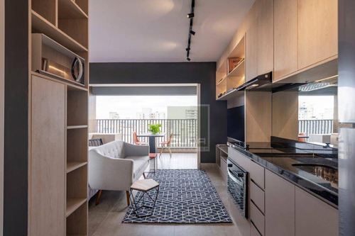 Imagem 4 de 14 de Apartamento Com 1 Dormitório Para Alugar, 33 M² Por R$ 3.500,00/mês - Jardim Paulista - São Paulo/sp - Ap5493