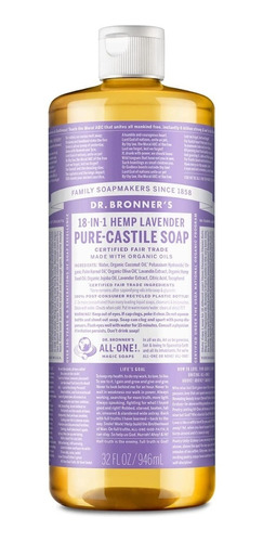 Dr. Bronners's Jabón Orgánico Hemp Lavander 946ml 