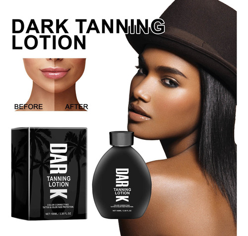 Loção Bronzeadora 100ml De Pantenol Hidratante De Girassol E