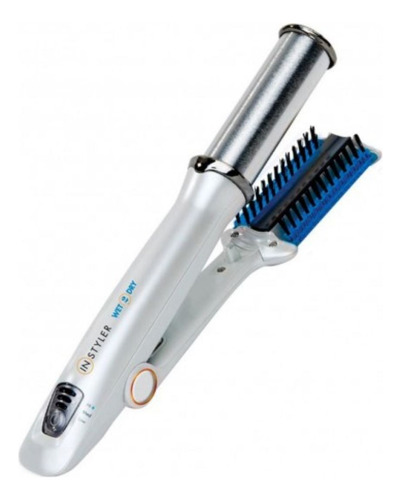 Plancha De Cabello Instyler Wet 2 Dry Cabello Seco Y Mojado Blanco