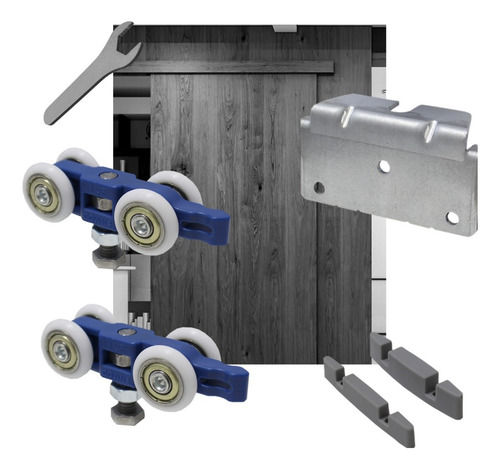 Sistema Porta De Passagem F/ Lateral Jp700 Convexo Joelini
