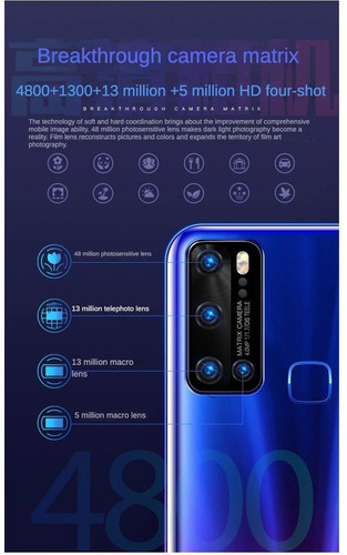 Smartphone Android De Pantalla Grande Water Drop De 6.8 PuLG