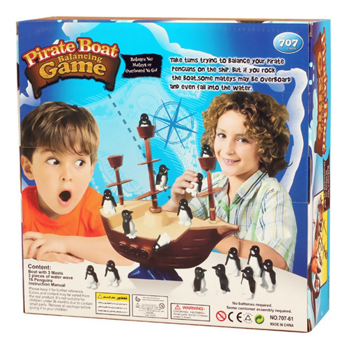 Juego De Para Niños Juguetes Pingüino Juego De Barco Pp
