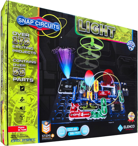 Snap Circuits - Kit De Exploración De Luces Electrónicas.