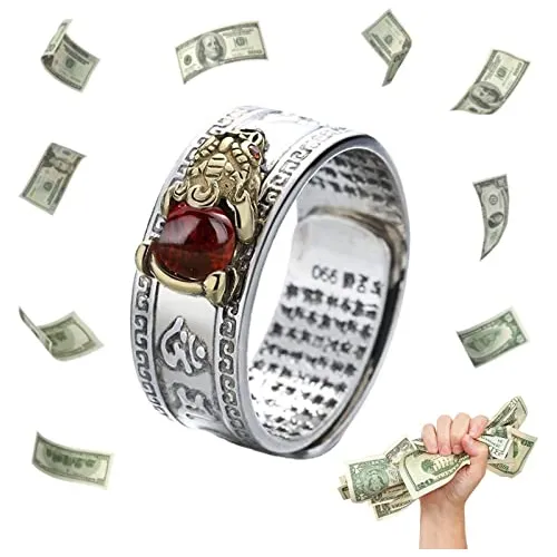 comprar Hetica Feng Shui Pixiu Mantra Amuleto Suerte Anillo Ajustabl