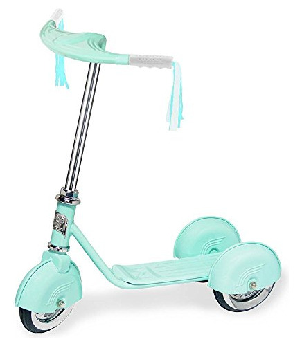 Scooter De 3 Ruedas Retro - Azul O Rosa