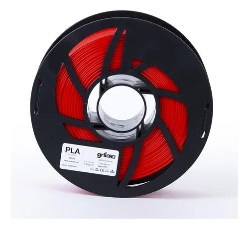 comprar Filamento 3D Grilon3 PLA 850 de 1.75mm y 1kg rojo
