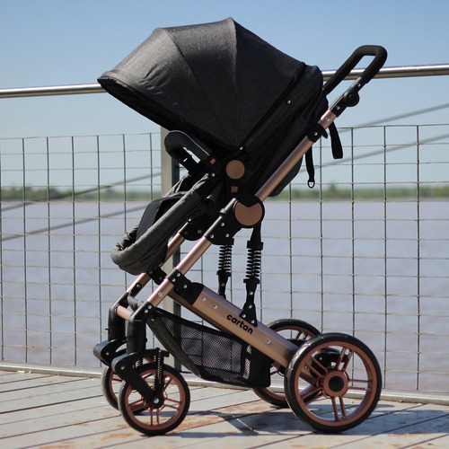 Coche Bebe Convertible En Asiento Y Moises Cuna Muy Seguro Estructura Resistente Tapizado De Calidad Plegable Liviano