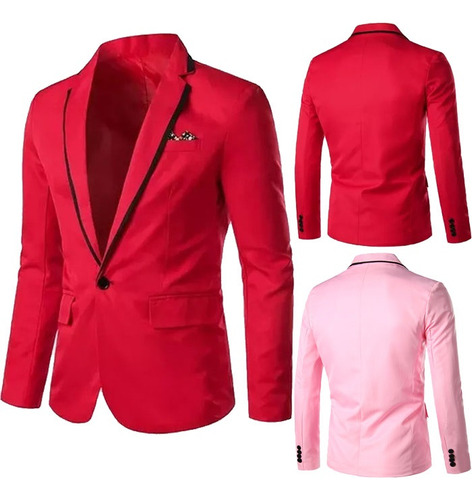 Blazer Elegante Casual Negocios Boda Fiesta For Hombres