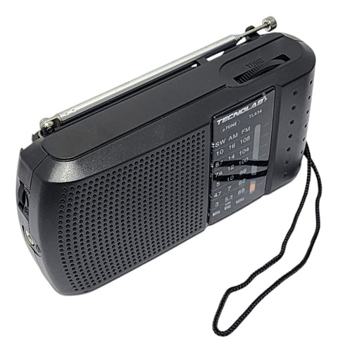 Radio Portátil De Bolsillo Tecnolab Am/fm/sw Tl634