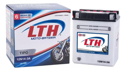 Batería Moto Lth Bmw R80 / 7, R80rt 800cc 12n14-3a