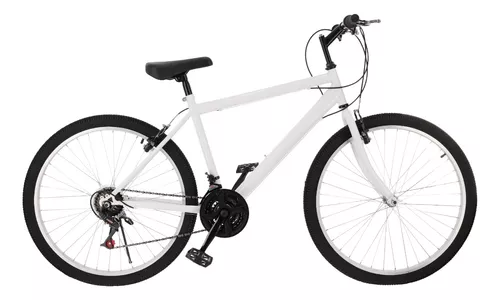 Bicicleta Rodada 26 21 Velocidades Para Adulto Ecoride Blanco