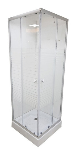 Shower Door Con Receptaculo F.vidrio 70x70x194 Cms/ Dec Haus