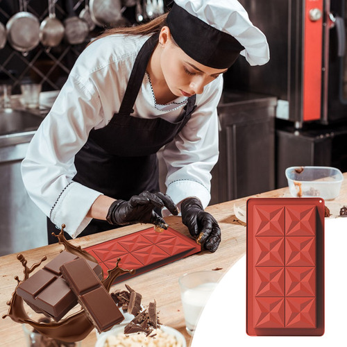 Moldes Energéticos Para Magdalenas Con Forma De Chocolate De