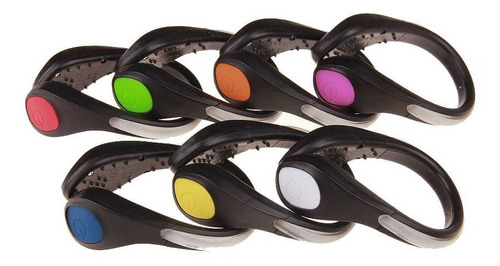 Luz Led Zapatillas Correr Bici Roller Running Clip Flexible