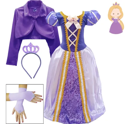 Fantasia rapunzel hotsell mercado livre
