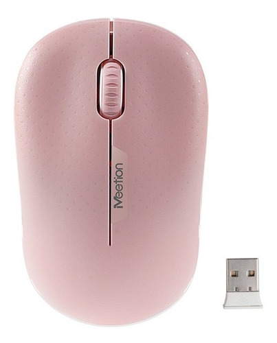 R545, Mouse De Oficina Inalámbrico, Rosado Meetion