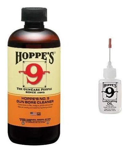Hoppes N 9 Limpiador De Orificio De Pistola, Botella De 16 O