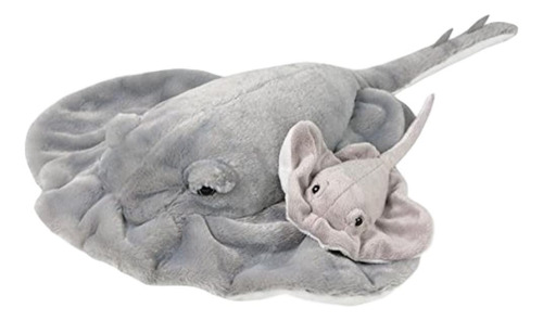 Nacimiento De Vida Stingray  Peluche Con Bebé 22 Long