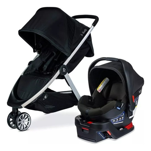 Coche Britax B Lively Con Huevito Y Base Latch Maternelle