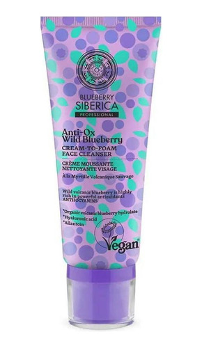 Natura Siberica Crema Espuma De Limpieza Antioxidante 100 Ml