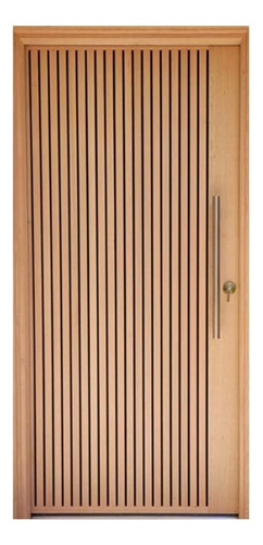 Puerta Elegante Encino80x213 P/interior Recámara O Principal Encino