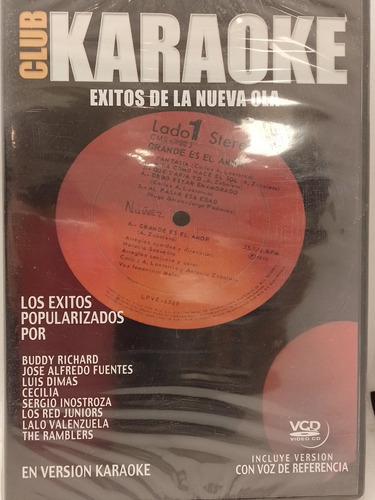 Club Karaoke Exitos De La Nueva Ola Dvd N.8 Nuevo 