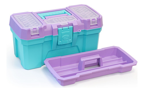 Caja Megabox Beauty- Turquesa Reyplast