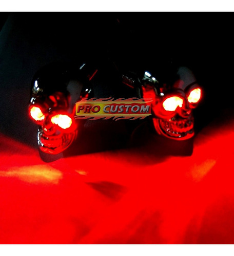 Luz Calavera Led Tornillo Patente Moto Auto Camion Hd Custom