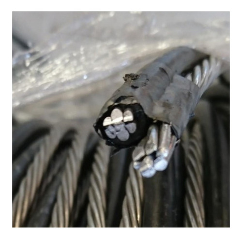 Cable De Acometida 1+1 Cal 6 Rollo De 50m Aereo Cfe 1 Mas 1