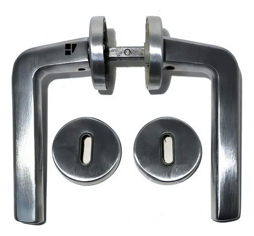 Manija Picaporte Doble Balancin Anto Aluminio Inoxidable