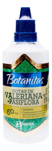 Valeriana + Pasiflora Gota 60ml - mL a $275