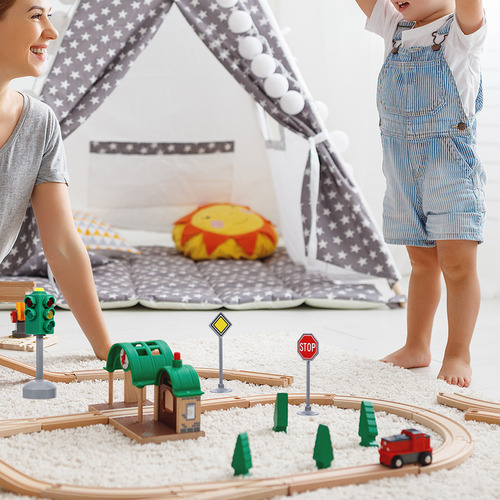 Juego De 2 Minijuegos De Semáforos Traffic Model Toys