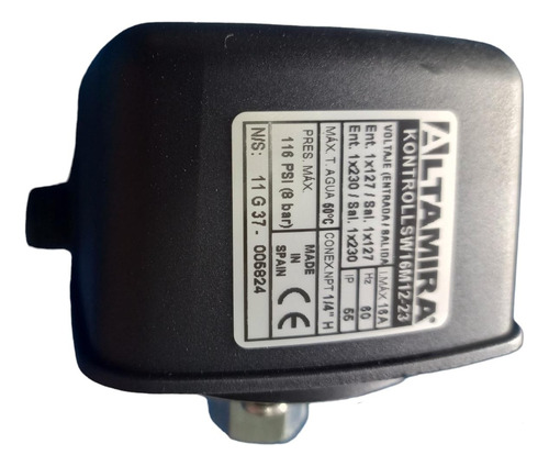 Swich Electronico De Presion Y Control Altamira 127/230v