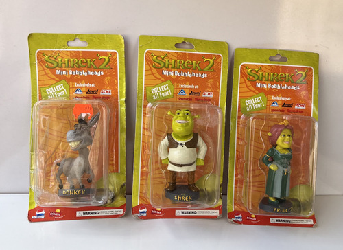 Mini Bubbleheads Shrek 2 Coleccionables 2004 (Usado)
