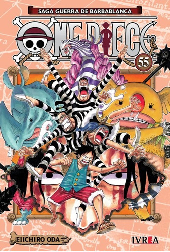 One Piece, De Eiichiro Oda., Vol. 55. Editorial Ivrea Argentina, Tapa Blanda En Español, 2019